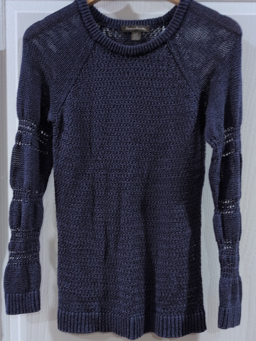 Tommy Bahama Navy Crewneck Knit Sweater
